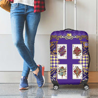Zodiac Signs Luggage Cover The Air Element Baroque Diamonds Card