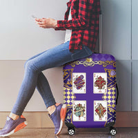 Zodiac Signs Luggage Cover The Air Element Baroque Diamonds Card