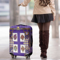 Zodiac Signs Luggage Cover The Air Element Baroque Diamonds Card