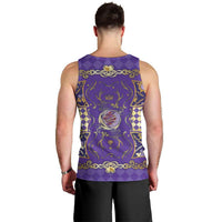 Zodiac Signs Men Tank Top The Air Element Baroque Diamonds Card