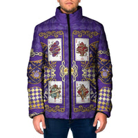 Zodiac Signs Padded Jacket The Air Element Baroque Diamonds Card