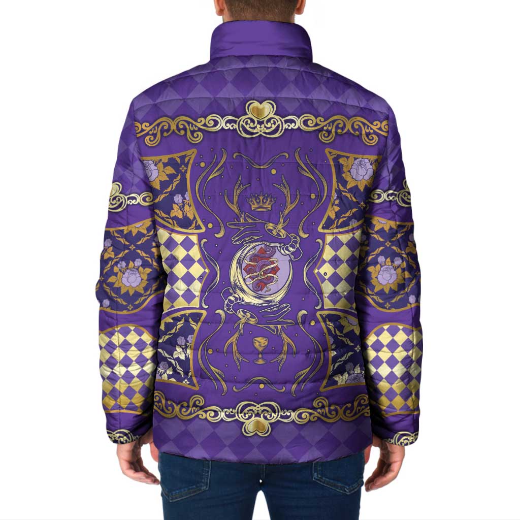 Zodiac Signs Padded Jacket The Air Element Baroque Diamonds Card