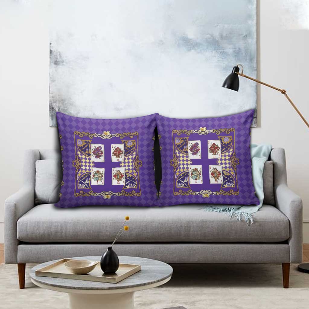 Zodiac Signs Pillow Cover The Air Element Baroque Diamonds Card