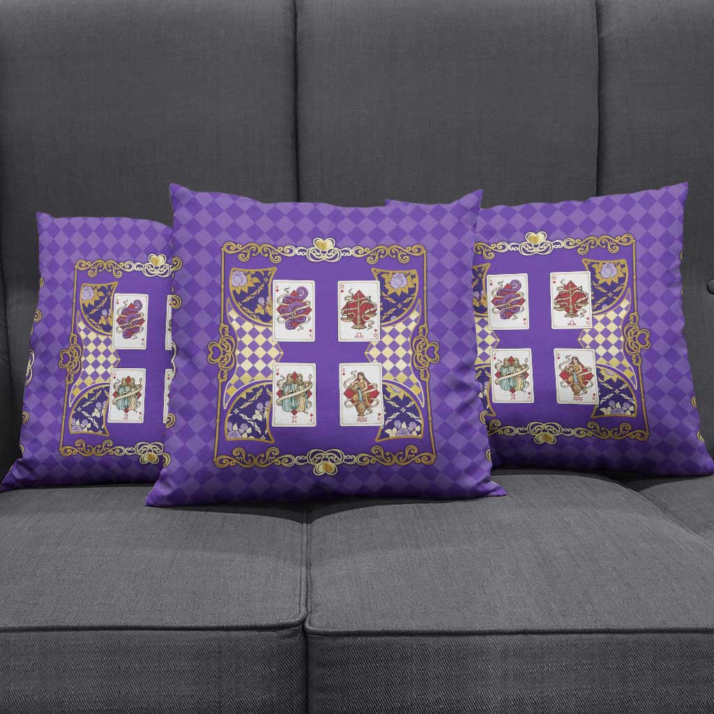 Zodiac Signs Pillow Cover The Air Element Baroque Diamonds Card