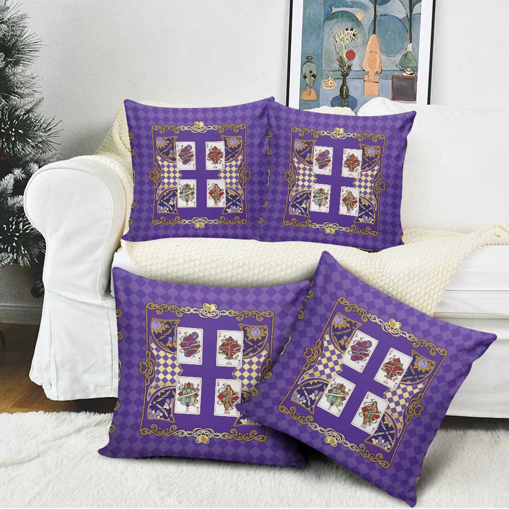 Zodiac Signs Pillow Cover The Air Element Baroque Diamonds Card