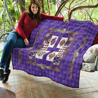 Zodiac Signs Quilt The Air Element Baroque Diamonds Card