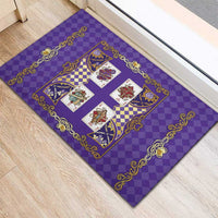 Zodiac Signs Rubber Doormat The Air Element Baroque Diamonds Card