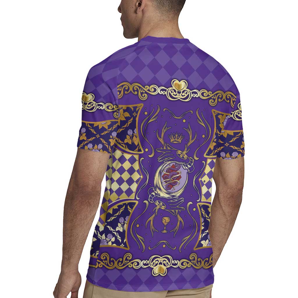 Zodiac Signs Rugby Jersey The Air Element Baroque Diamonds Card