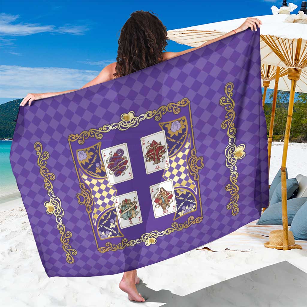 Zodiac Signs Sarong The Air Element Baroque Diamonds Card
