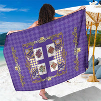 Zodiac Signs Sarong The Air Element Baroque Diamonds Card