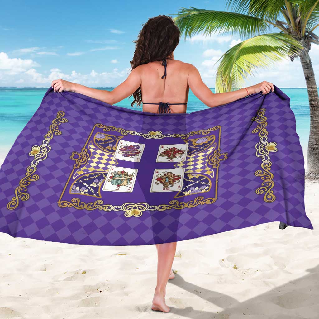 Zodiac Signs Sarong The Air Element Baroque Diamonds Card