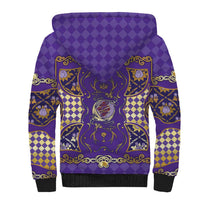 Zodiac Signs Sherpa Hoodie The Air Element Baroque Diamonds Card