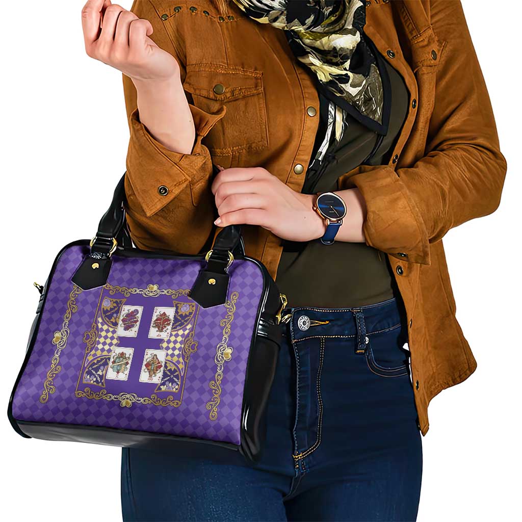 Zodiac Signs Shoulder Handbag The Air Element Baroque Diamonds Card