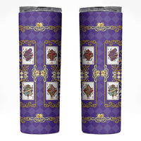 Zodiac Signs Skinny Tumbler The Air Element Baroque Diamonds Card