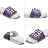 Zodiac Signs Slide Sandals The Air Element Baroque Diamonds Card