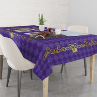 Zodiac Signs Tablecloth The Air Element Baroque Diamonds Card