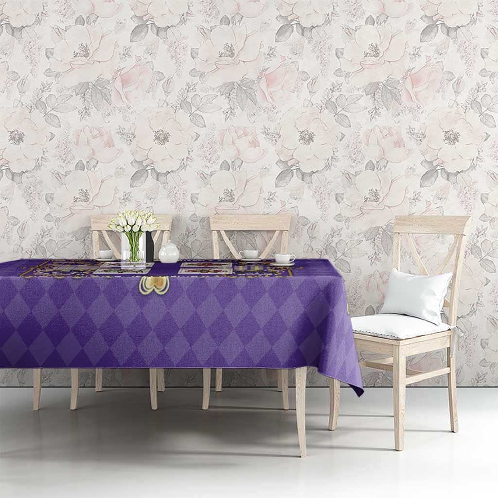 Zodiac Signs Tablecloth The Air Element Baroque Diamonds Card