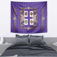 Zodiac Signs Tapestry The Air Element Baroque Diamonds Card