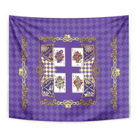 Zodiac Signs Tapestry The Air Element Baroque Diamonds Card