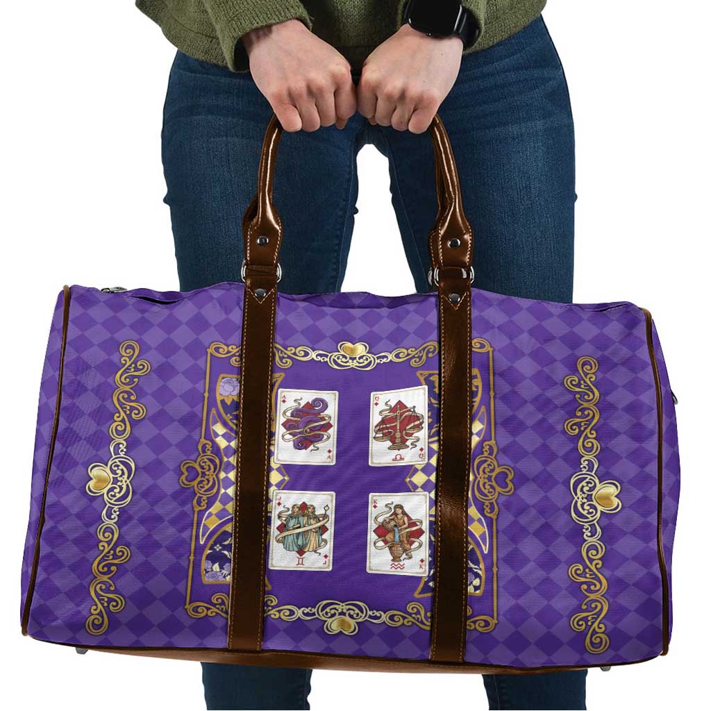 Zodiac Signs Travel Bag The Air Element Baroque Diamonds Card