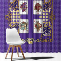 Zodiac Signs Window Curtain The Air Element Baroque Diamonds Card