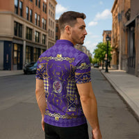 Zodiac Signs Zipper Polo Shirt The Air Element Baroque Diamonds Card