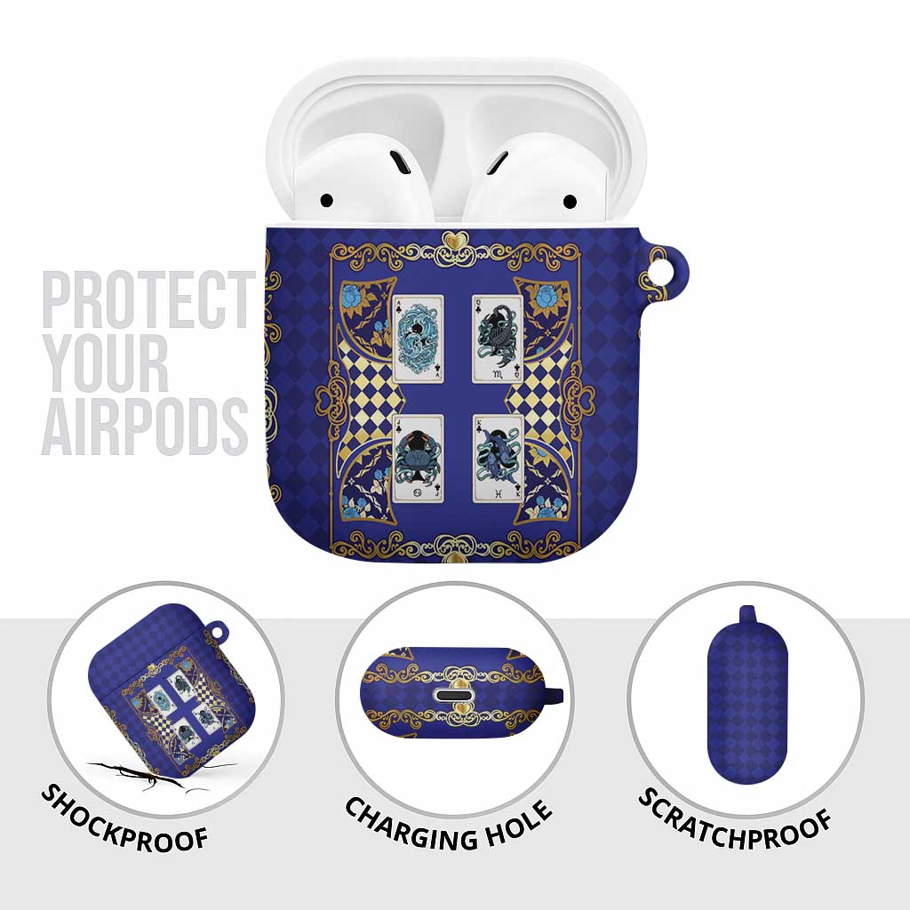 Zodiac Signs AirPods Case The Water Element Baroque Clubs Card