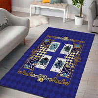 Zodiac Signs Area Rug The Water Element Baroque Clubs Card