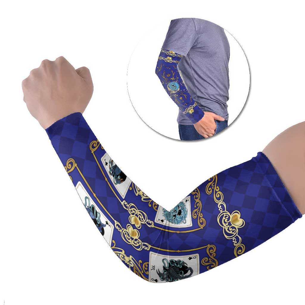 Zodiac Signs Arm Sleeves The Water Element Baroque Clubs Card