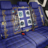 Zodiac Signs Back Car Seat Cover The Water Element Baroque Clubs Card
