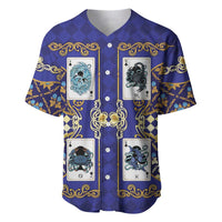 Zodiac Signs Baseball Jersey The Water Element Baroque Clubs Card