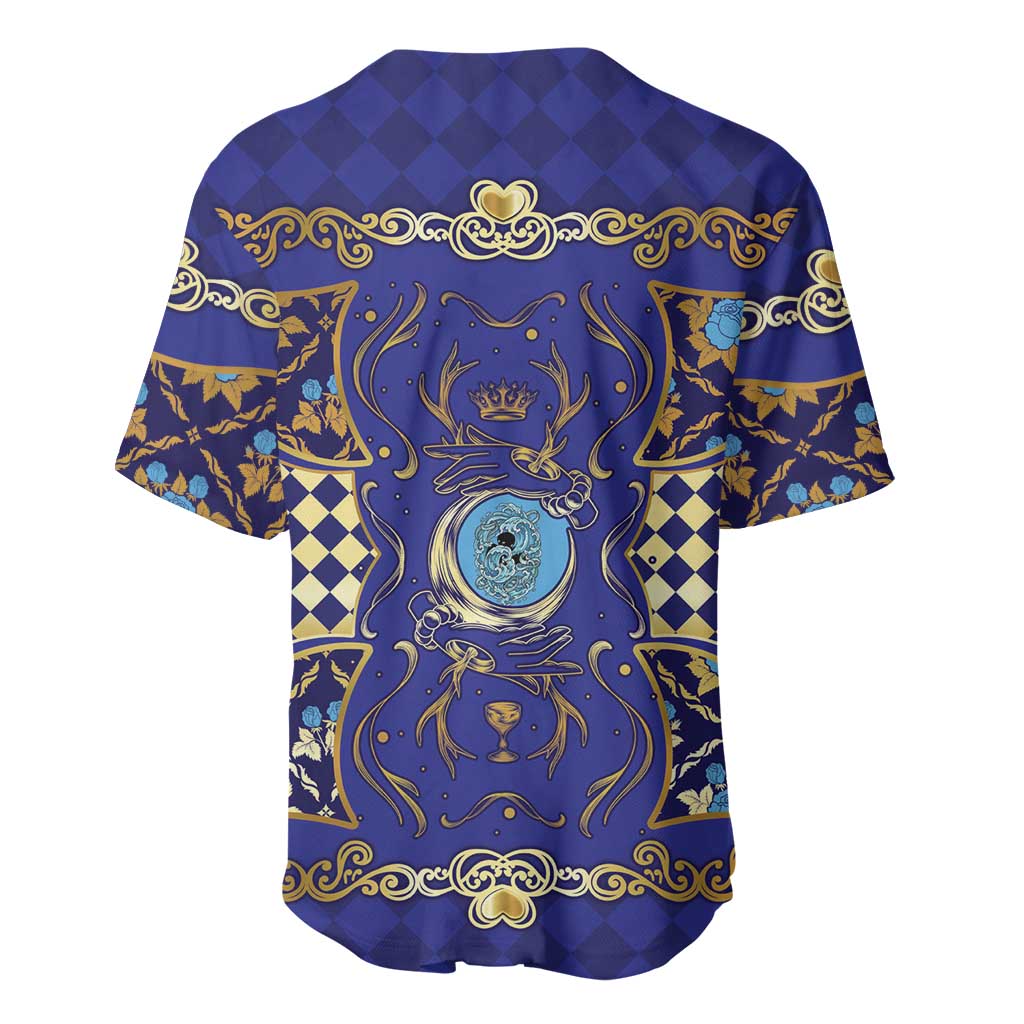 Zodiac Signs Baseball Jersey The Water Element Baroque Clubs Card