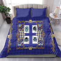 Zodiac Signs Bedding Set The Water Element Baroque Clubs Card