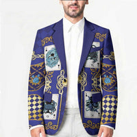 Zodiac Signs Blazer The Water Element Baroque Clubs Card