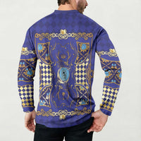 Zodiac Signs Button Sweatshirt The Water Element Baroque Clubs Card