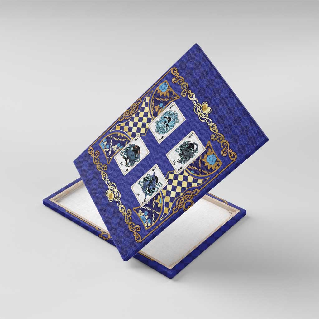 Zodiac Signs Canvas Wall Art The Water Element Baroque Clubs Card
