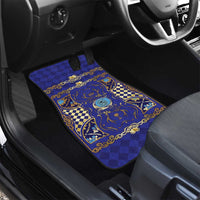 Zodiac Signs Car Mats The Water Element Baroque Clubs Card
