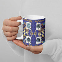 Zodiac Signs Ceramic Mug The Water Element Baroque Clubs Card