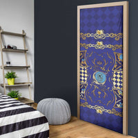 Zodiac Signs Door Cover The Water Element Baroque Clubs Card