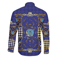 Zodiac Signs Family Matching Long Sleeve Bodycon Dress and Hawaiian Shirt The Water Element Baroque Clubs Card