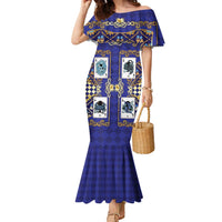 Zodiac Signs Family Matching Mermaid Dress and Hawaiian Shirt The Water Element Baroque Clubs Card