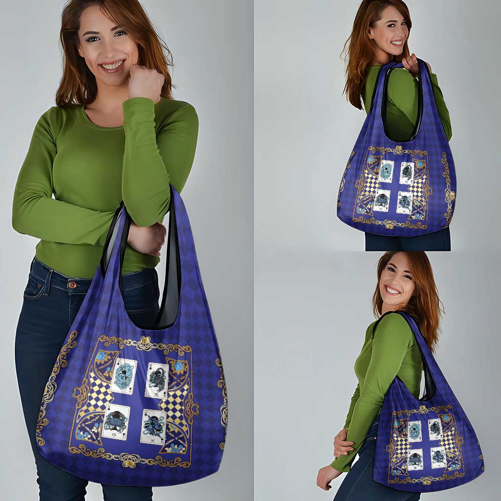Zodiac Signs Grocery Bag The Water Element Baroque Clubs Card