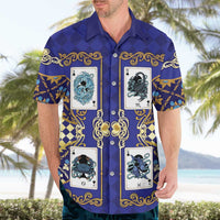 Zodiac Signs Hawaiian Shirt The Water Element Baroque Clubs Card