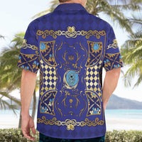 Zodiac Signs Hawaiian Shirt The Water Element Baroque Clubs Card