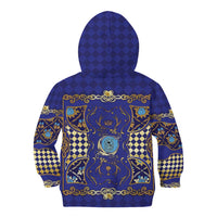 Zodiac Signs Kid Hoodie The Water Element Baroque Clubs Card