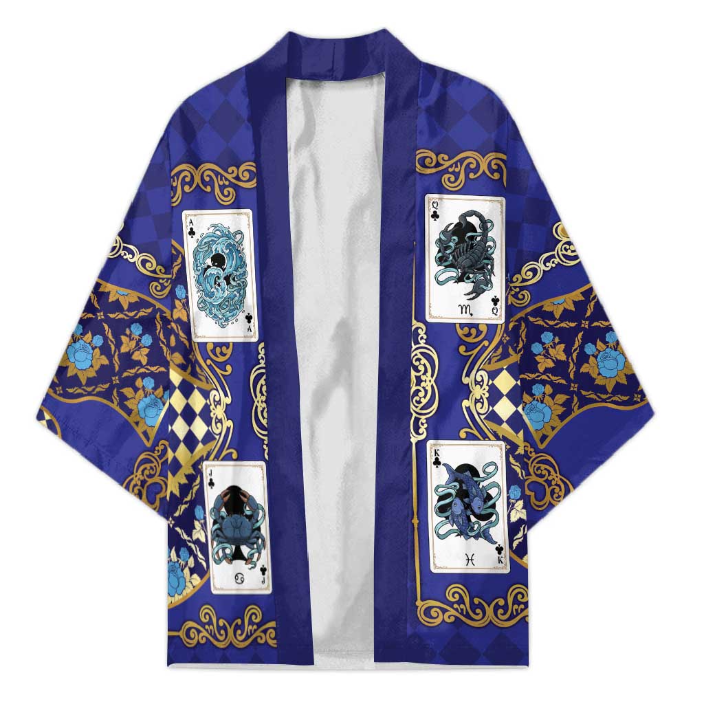 Zodiac Signs Kimono The Water Element Baroque Clubs Card