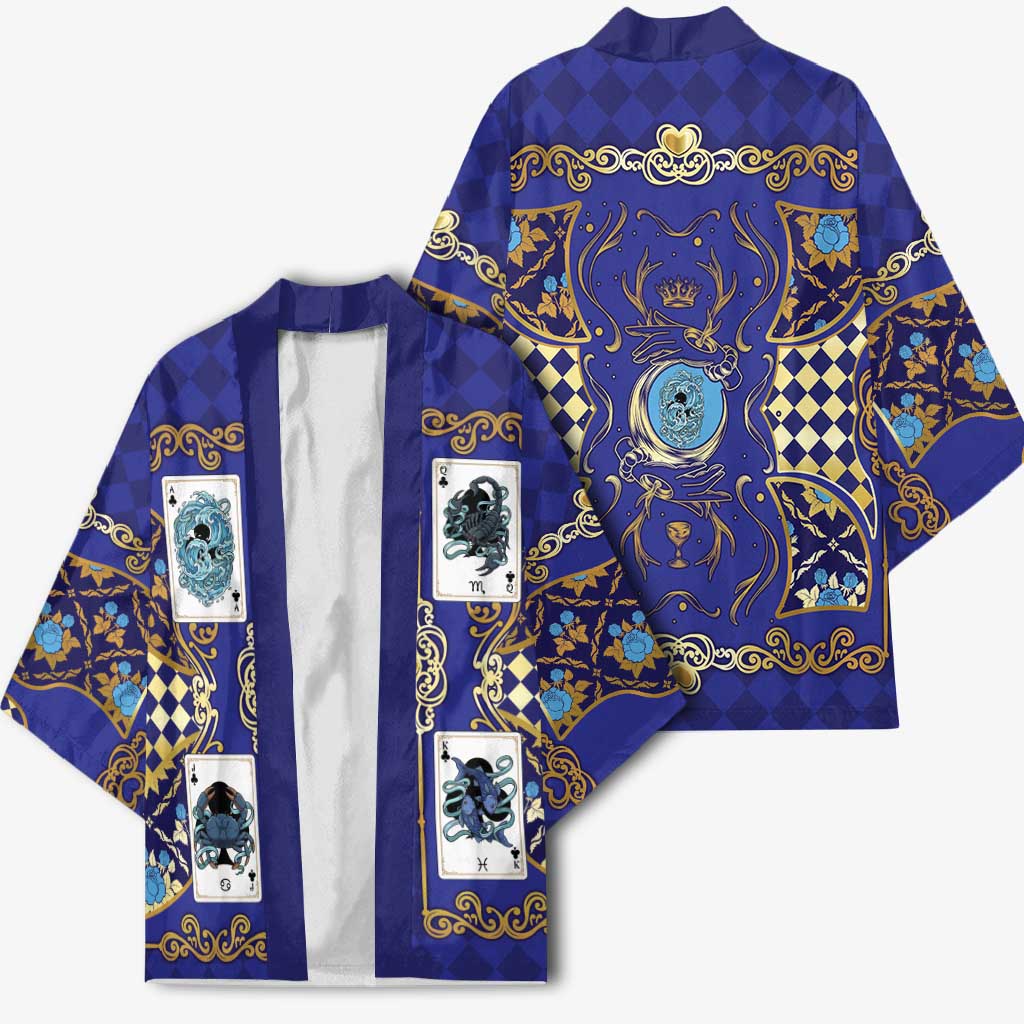 Zodiac Signs Kimono The Water Element Baroque Clubs Card