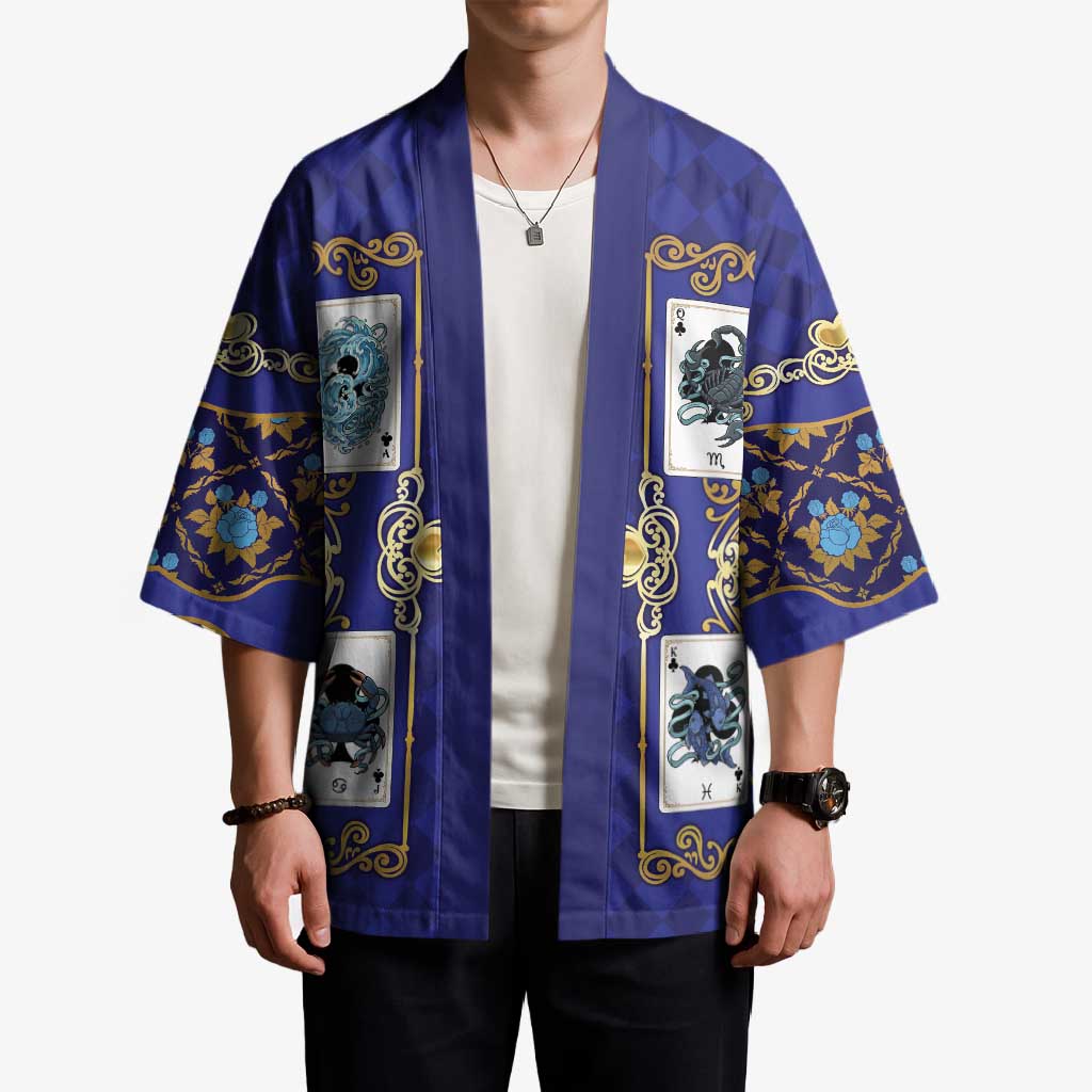 Zodiac Signs Kimono The Water Element Baroque Clubs Card