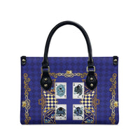 Zodiac Signs Leather Bag The Water Element Baroque Clubs Card