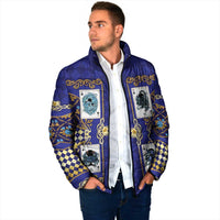 Zodiac Signs Padded Jacket The Water Element Baroque Clubs Card
